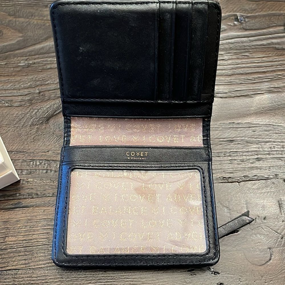 COVET HIGHLINE GUC black wallet Stella & Dot - Picture 3 of 8